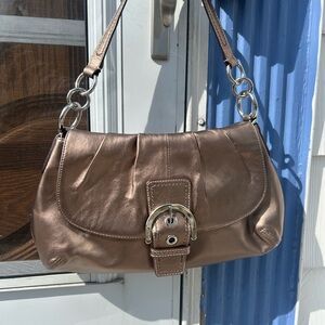 SOLD Metallic soho  Shoulder Bag